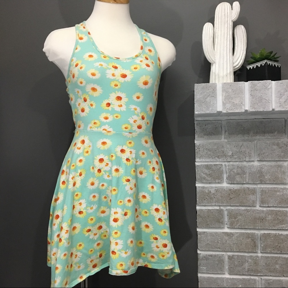Sunflower cross back dress